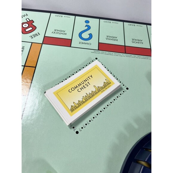 1998 Deluxe Monopoly Board Game by Parker Brothers Complete with All Game Pieces - Picture 14 of 16
